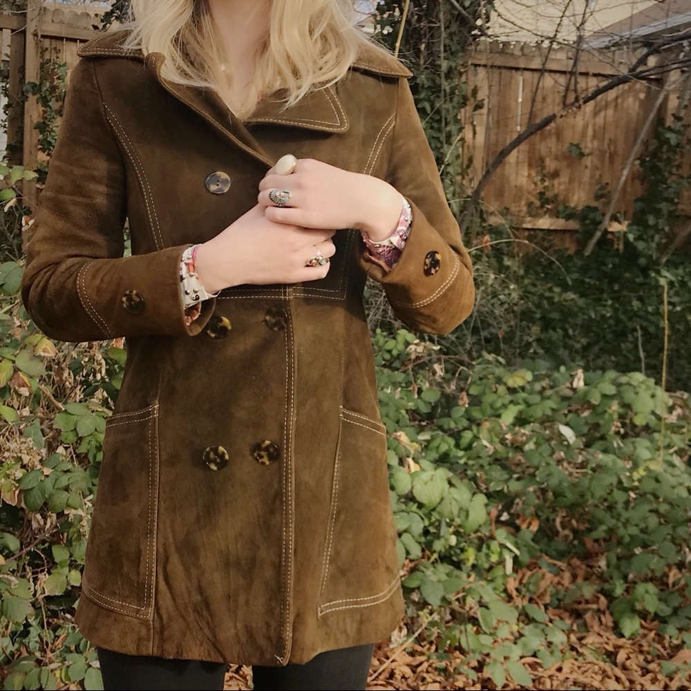 SOLD || SOFTEST VTG Suede Jacket - Picture 1 of 6